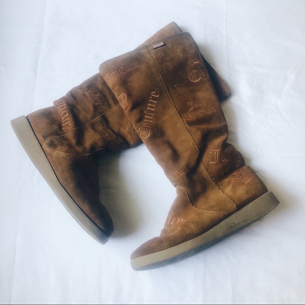 Juicy Couture Suede Ugg Style Boots